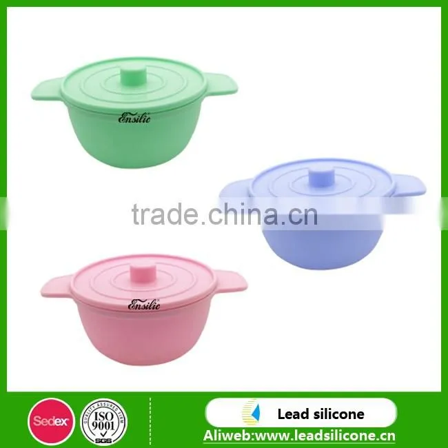 Food grade silicone baby bowl / silicone soup bowl for durable using