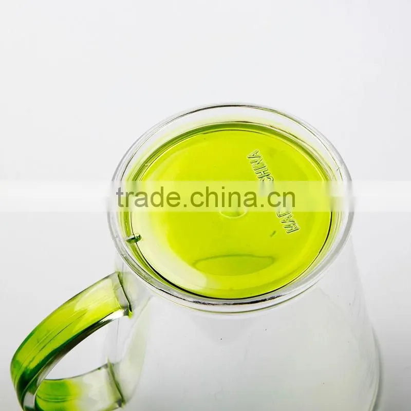 4-color bottom spray colored fashion drinking plastic cup