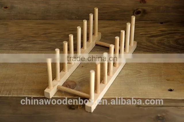 Popular antique decorative Wooden dish rack