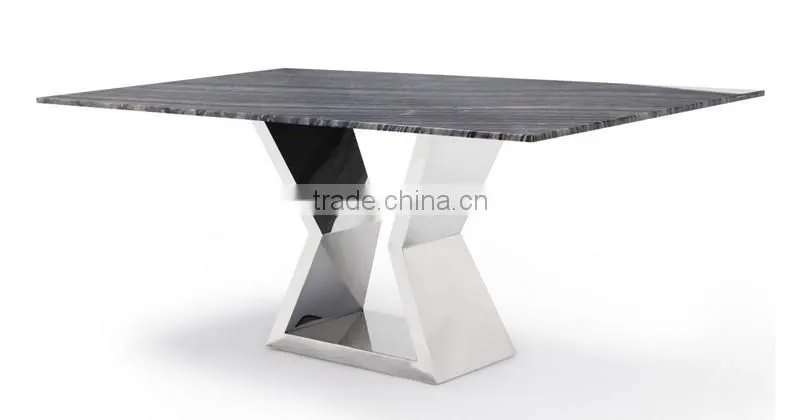 FF-071 factory price stainless steel dining table base metal furniture legs