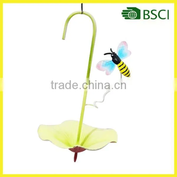 Outdoor iron bird feeder stick for garden decoration