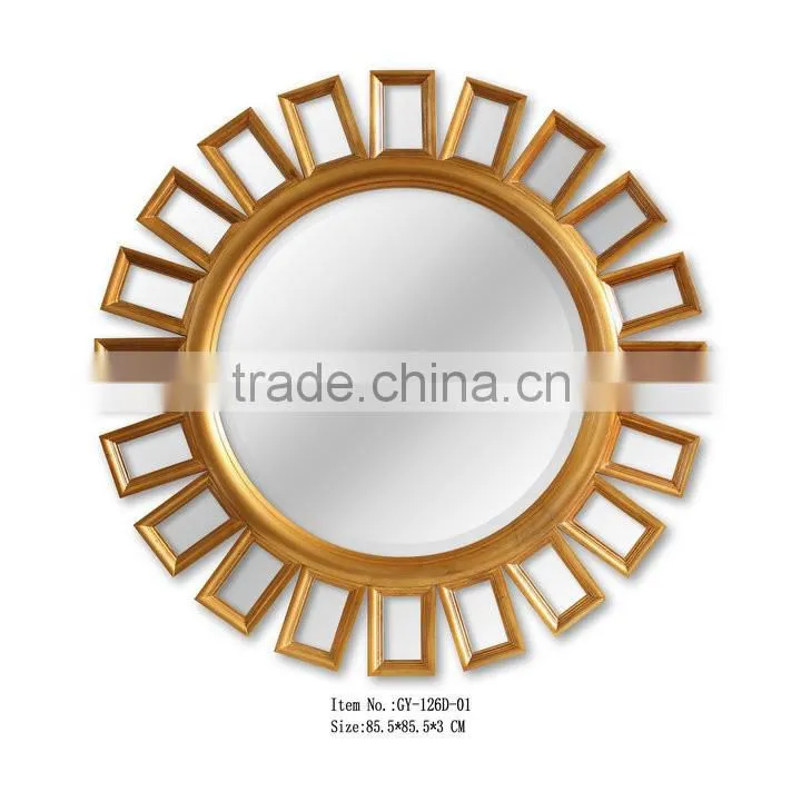 Round wall mirror for home/hotel decor GY-121P-01
