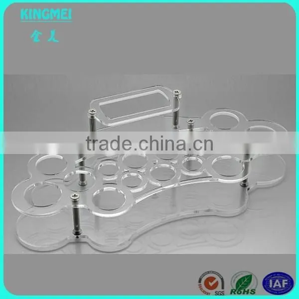 2016 cheaper floor standing acrylic jewelry display box with lock
