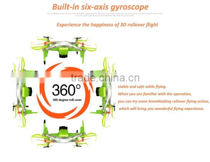 Quad Helicopter 8957V 2.4GHZ 4CH Gyro RC Drone with HD Camera