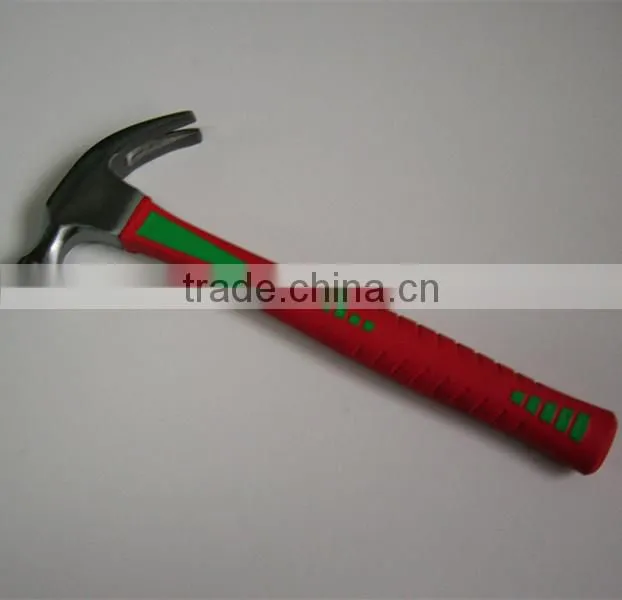 300g wooden handle point tail hammer