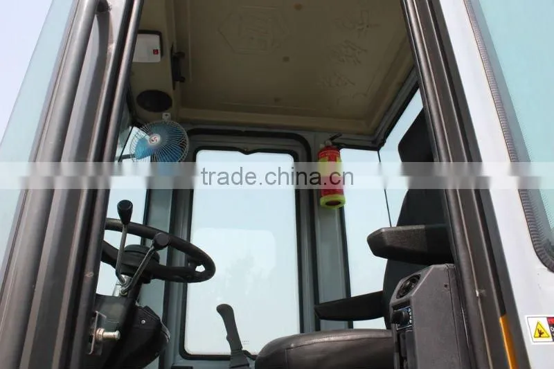 2ton wheel loader zl20 with joystick,ce and snow thrower