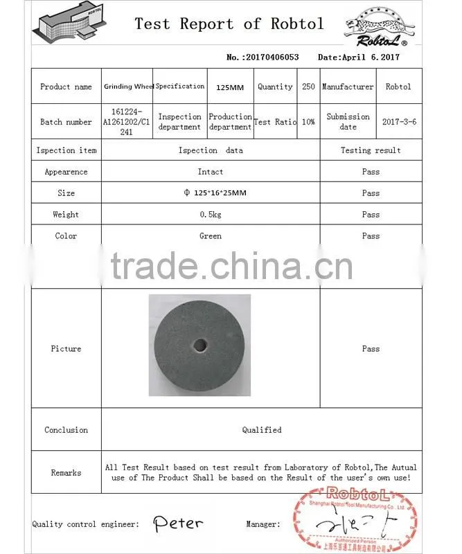 125mm Bench Grinding Wheel bench grinder Abrasive Disc Metal Stone Vitrified Ceramic Bond Silicon Carbide Aluminium Oxide