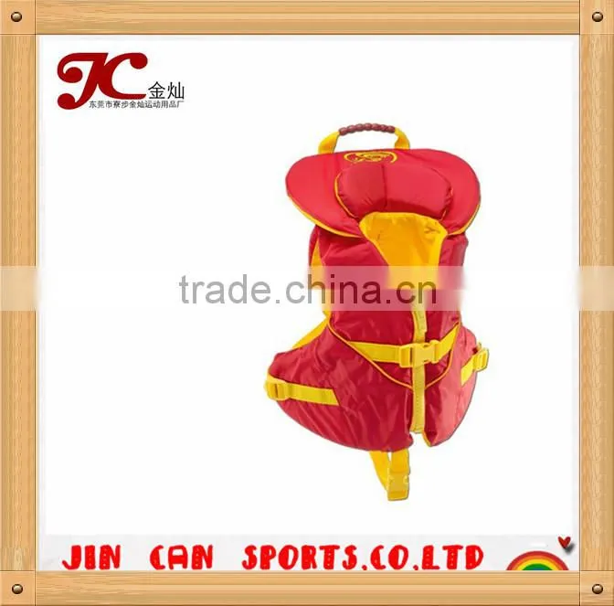 infant yellow foam life jacket