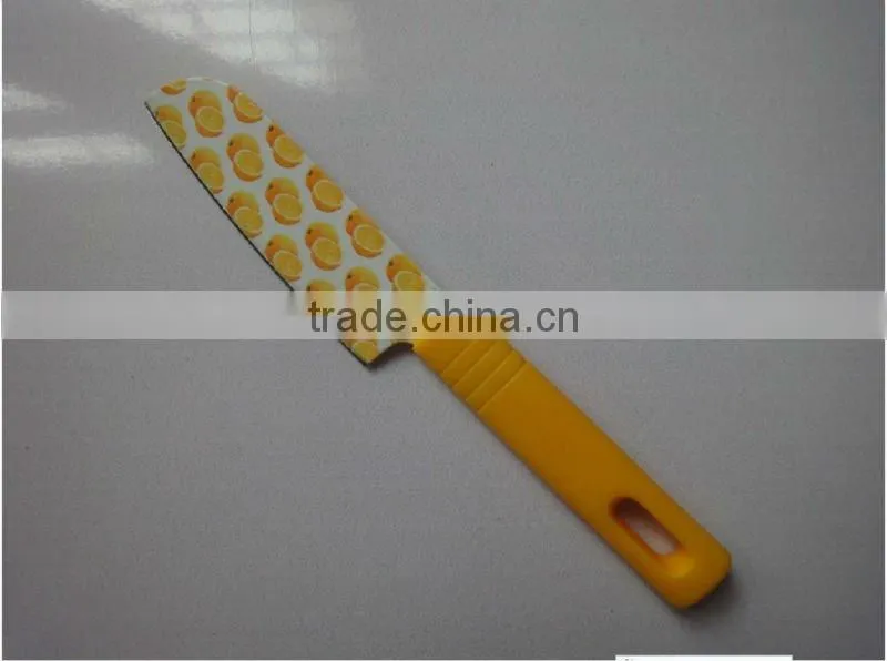 kitchen knife,non-stick fruit knife with sheath