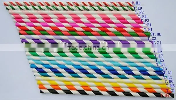 Colorful Long Paper Packing Straws For Birthday Wedding Valentine's Decorative Party Supplies Creative Drinking Straws In Bulk