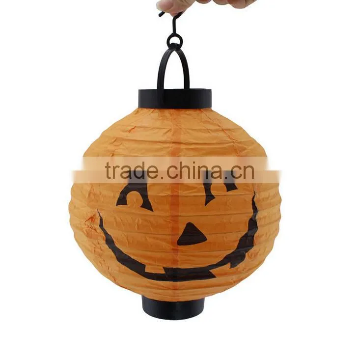 Halloween LED Lantern LED pumpkin Lantern LED paper Lantern wholesale