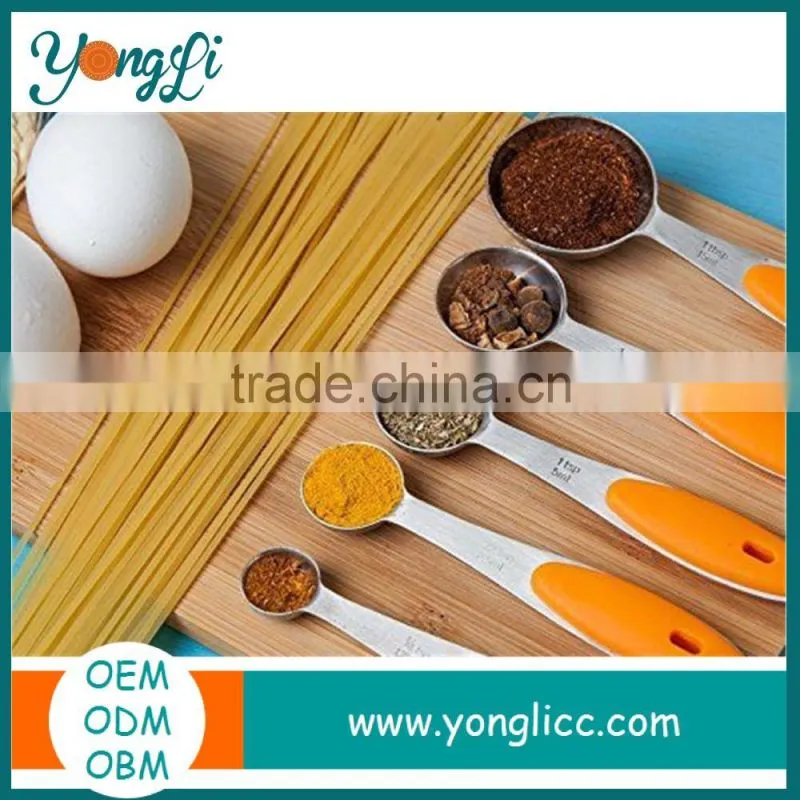 Silicone Measuring Cups and Spoons Set Cooking Tools Stainless Steel
