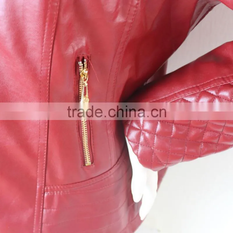 2017 new small leather jacket women top quality high fashion