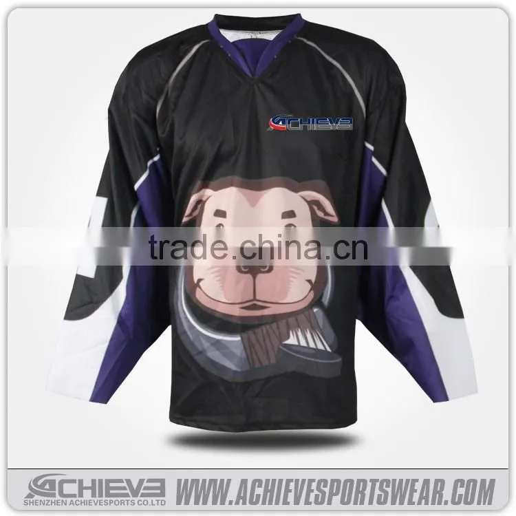 game sublimated hockey jerseys club training hockey shells socks polyester bespoke hockey uniforms