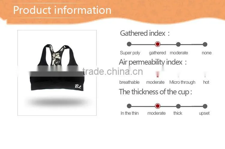 Wholesale massage pad sport yoga wireless bra with sexy lace