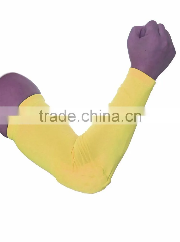 padded arm protector Compression Sleeve Elbow Pads 3-Layer Wicking, silicon gipper top, padded sleeves for basketball, football