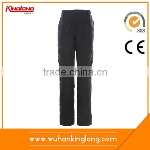 Embroidered Cargo Work Trousers Khaki Military Pants For Men