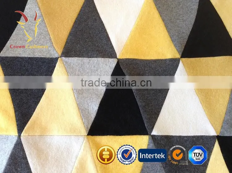 High Quality Knitted Cashmere Baby Throw Blanket