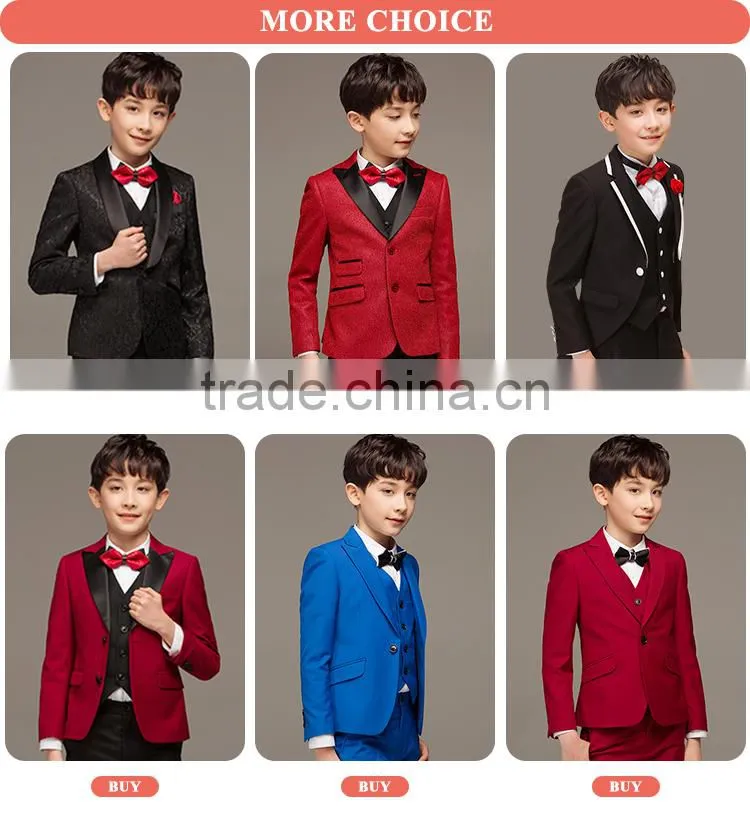 ELPA Wholesale High Quality Handsome Designer 3 Piece Suits for boys