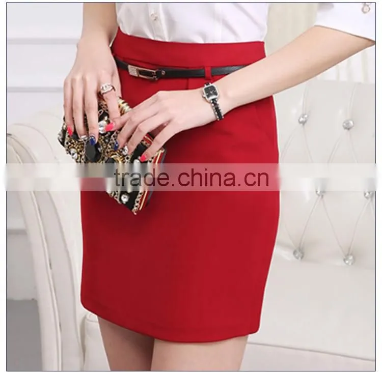 Ladies Office Wear Latest Fashion Slim Fit Skirt