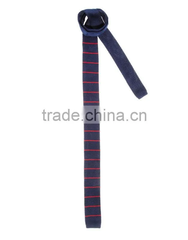 stripe knit ties