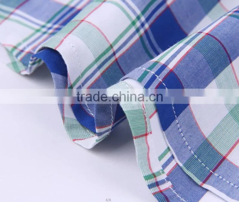 2017 new fashion plaids mens long sleeve casual shirt wholesale