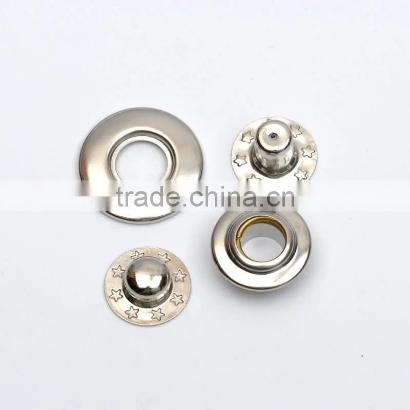20mm 4 part brass metal button bubble snap button Italy snap fasteners black/nickle/Bronze FP-029