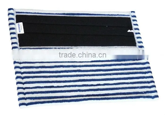 20'' x 7'' Premium Scrubber Mop Pad - 4 Rolled Edges
