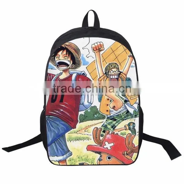 (New Arrival) One Piece Zoro design school bag for children, child school backpack wholesale price