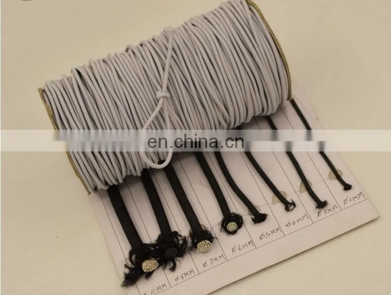 2mm-15mm customized elastic cord