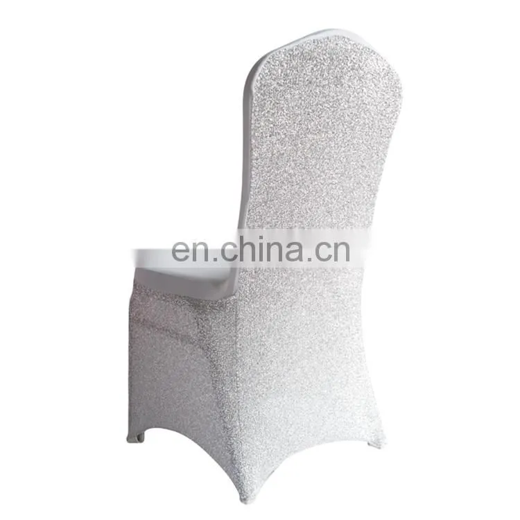 Wholesale Wedding Party Polyester Universal Chair Cover White