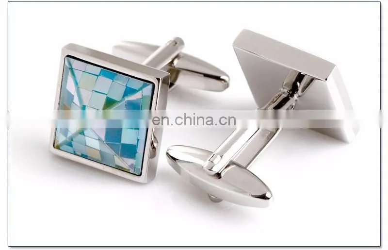 fashion character green mother of pearl cufflink famous pearl jewelry