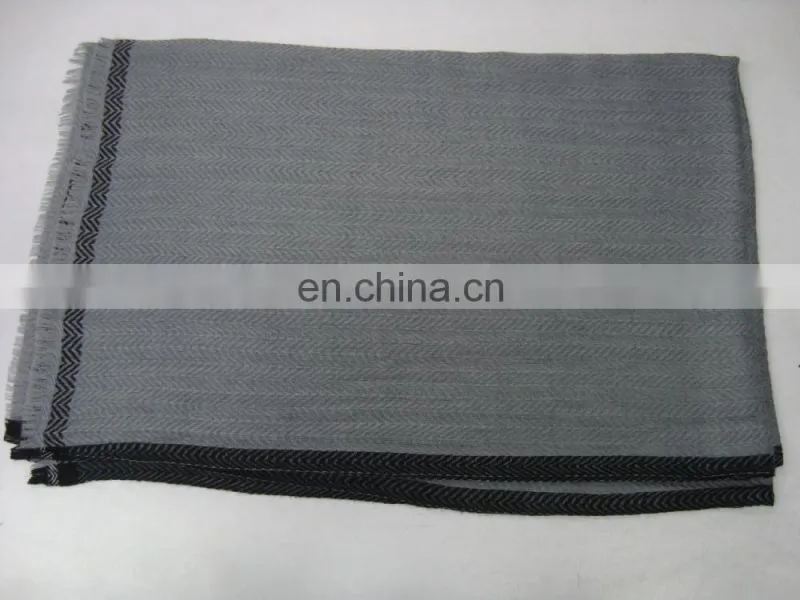 Cashmere pashmina shawls with black border