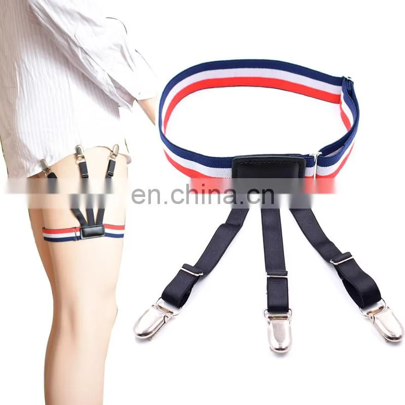 Newline style mens fashion adjustable shirt stays shirt garters