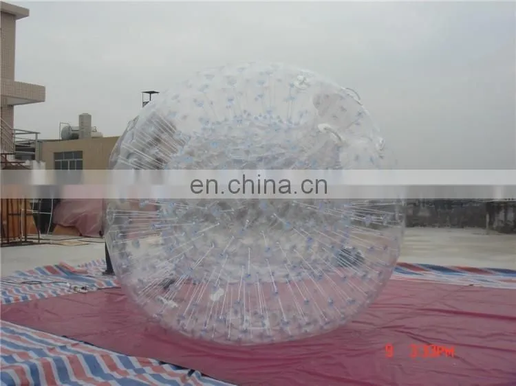 2017 Super quality inflatable colorful grass zorb ball, inflatable zorb ball