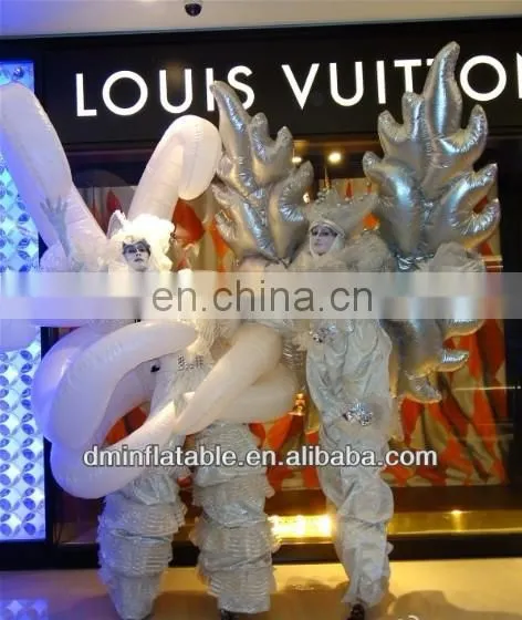 inflatable silver wings