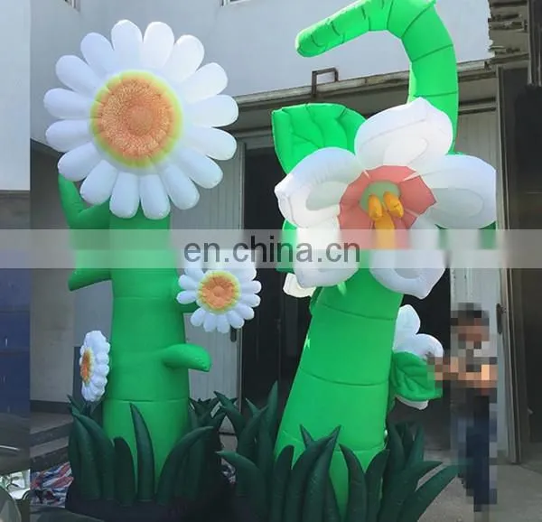 giant Outdoor Garden Decoration Inflatable Flower/Inflatable garden Flower