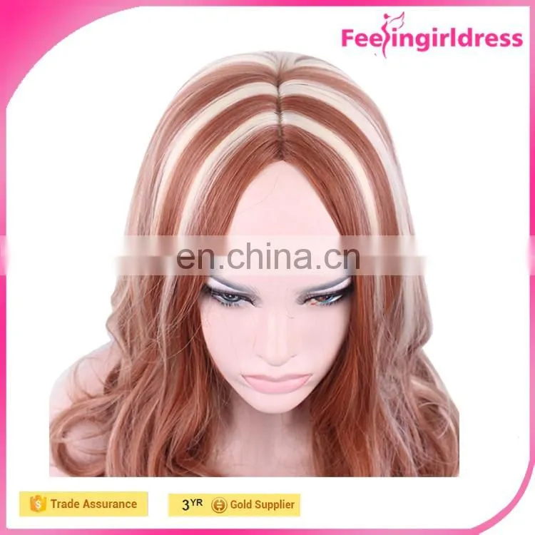 Coloful men japanese hot cosplay wig synthetic hair wigs for men