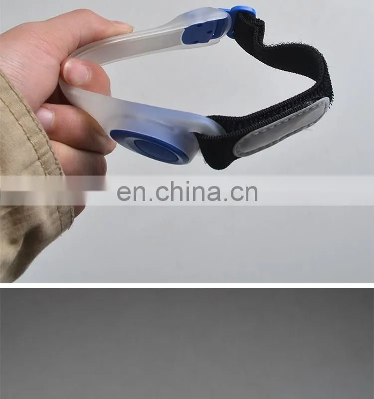 The movement arm tied Leggings with silica gel lamp safety warning lamp, running light ring reflective led belt light