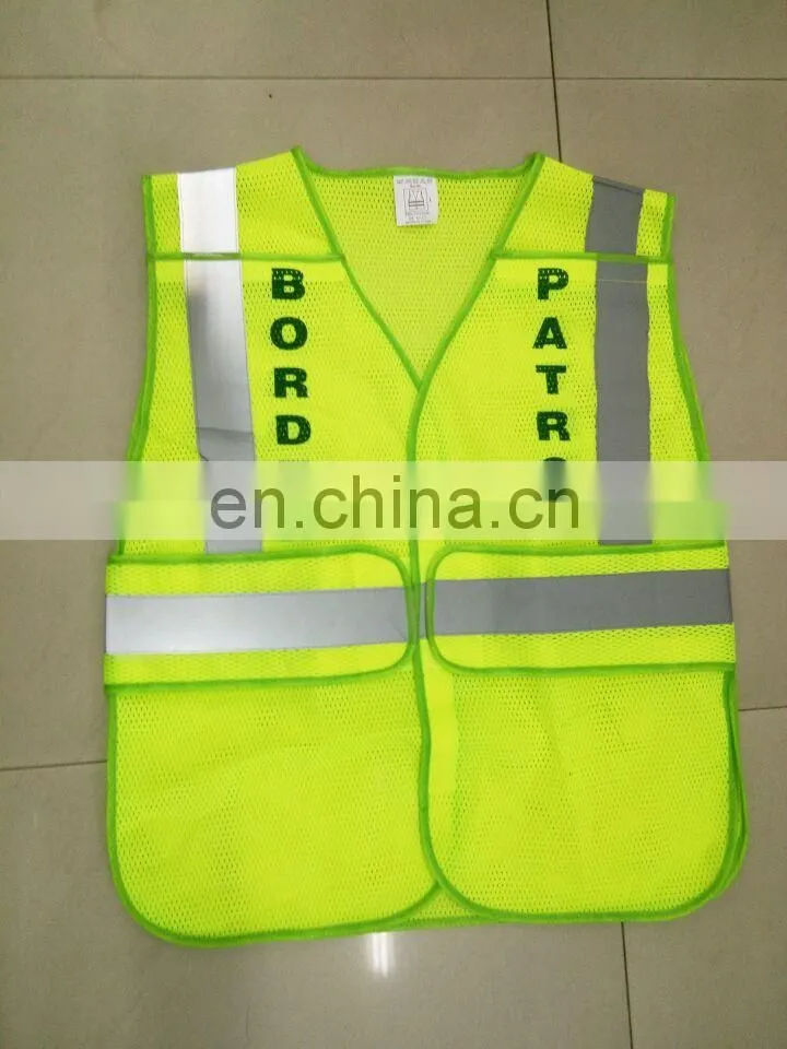 The hot design of safety road vest, custom safey vest