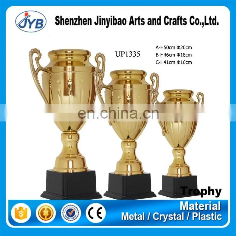 Newest hot design wholesale trophy bases gold trophy parts