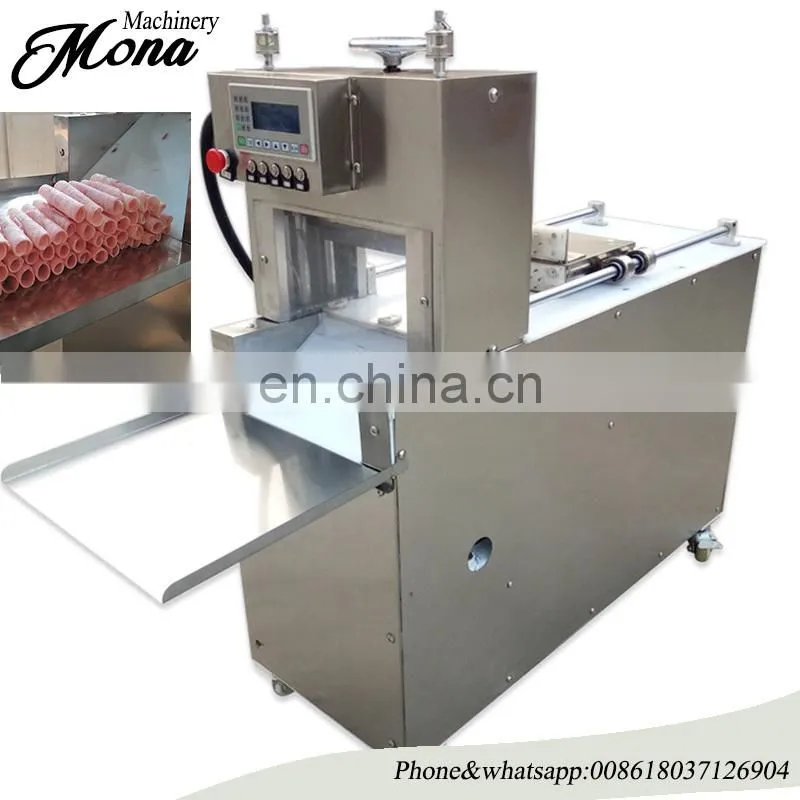 Best selling commercial stainless steel full automatic bacon slicer/cutting frozen meat machine for sale