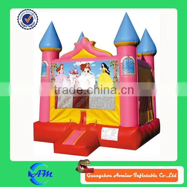 princess theme girls favor inflatable bouncy castle mini jumping house for sale