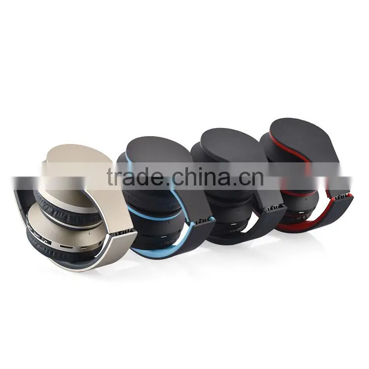 Bluetooth wireless headset stereo headphone (Red)