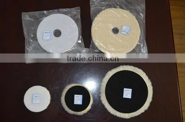 Fur facoty sheep wool polishing pad