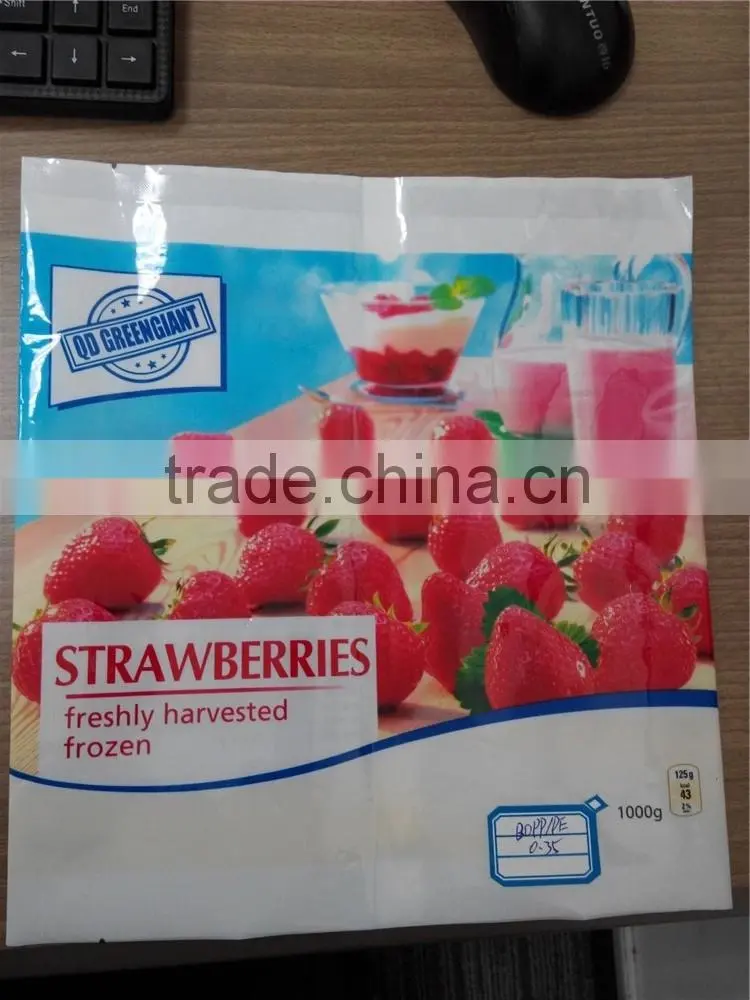 BOPP PE laminated food bags for frozen fruit
