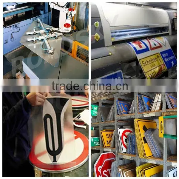 Reflective Aluminum Road Name Sign Traffic Marker