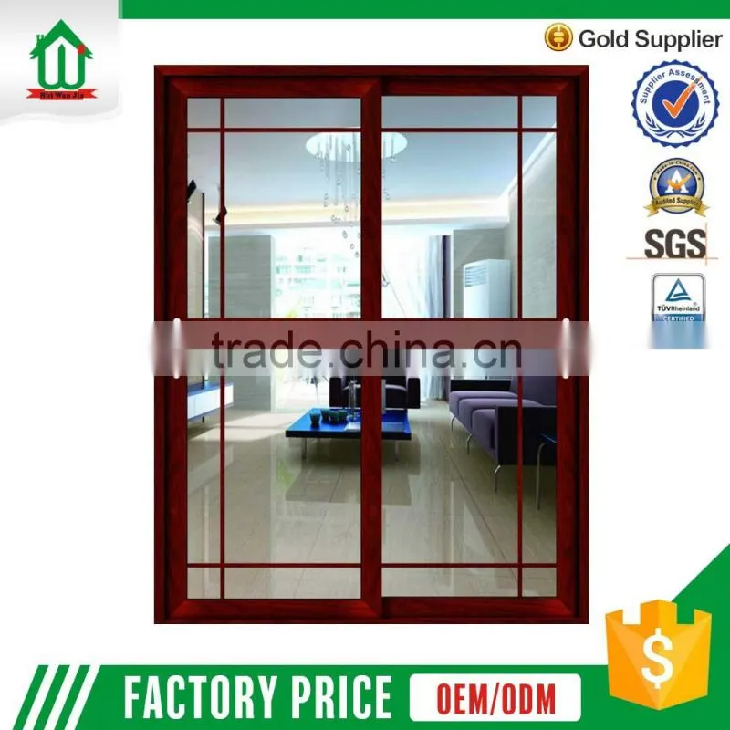 Aluminum Soundproof Tempered Glass Sliding Door