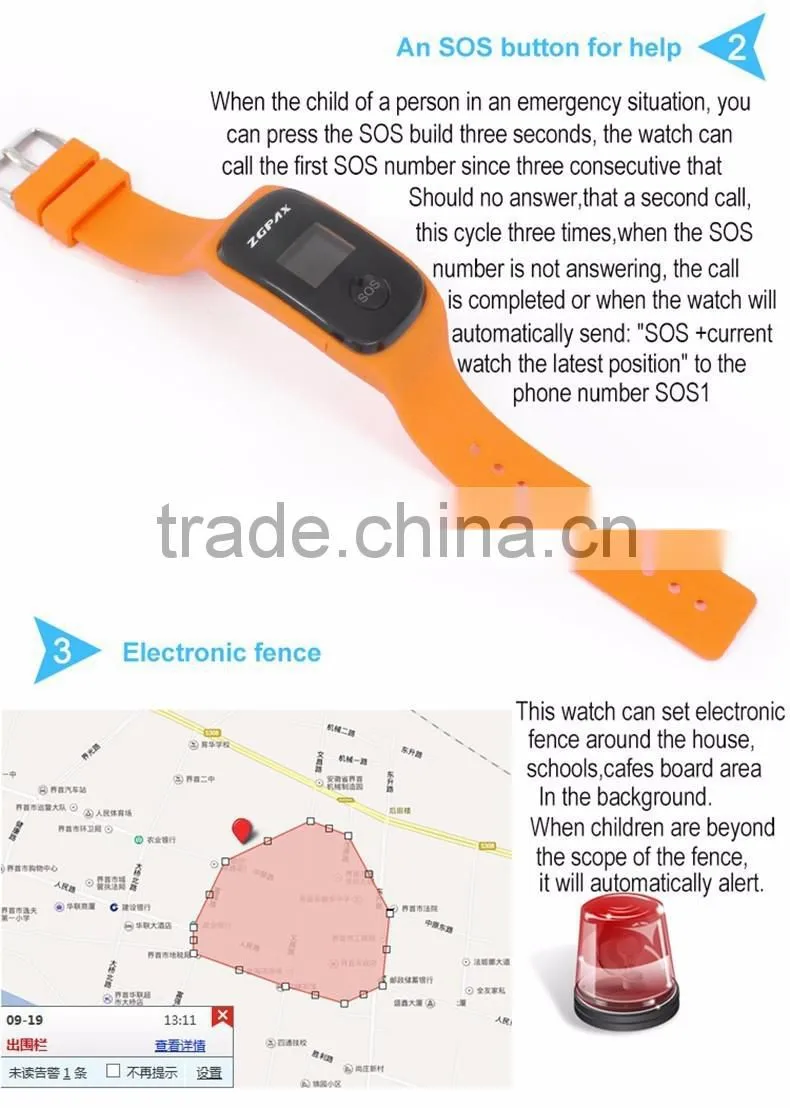 2015 HOT SALEGPS+LBS SOS Telemonitoring Children positioning Watches smart watch S22 HD hands-free calls GPS watch