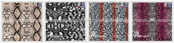Good Quailty Polyester PVC Coated Tiger Stripe Fabric